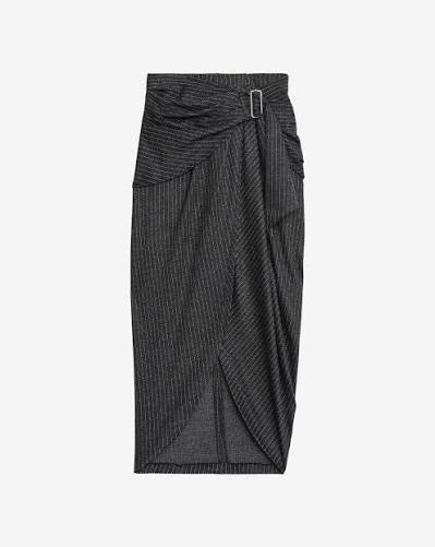 ISABEL MARANT REILLY skirt anthracite