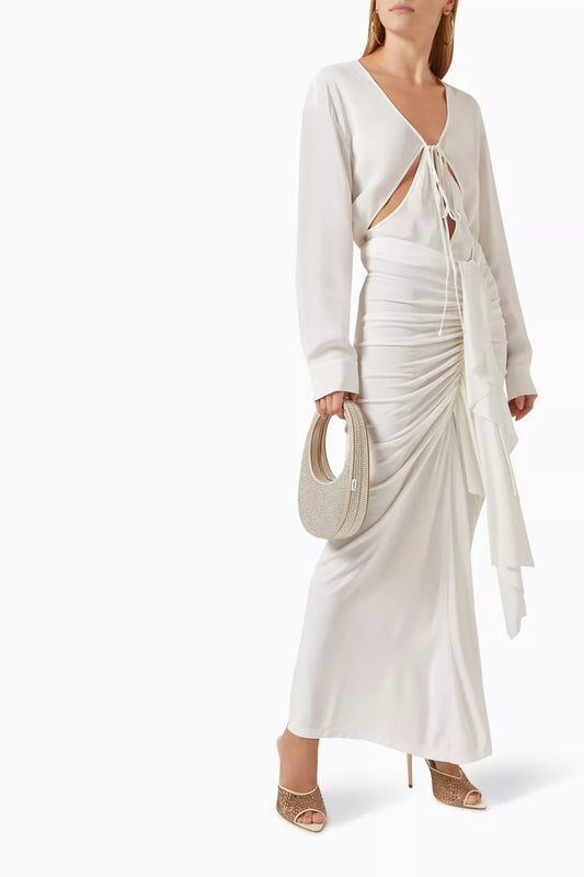CHRISTOPHER ESBER vivenda drape front skirt