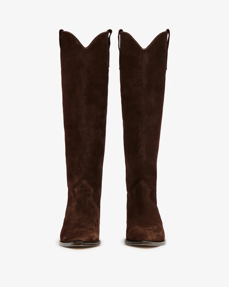 ISABEL MARANT DENVEE boots chocolate