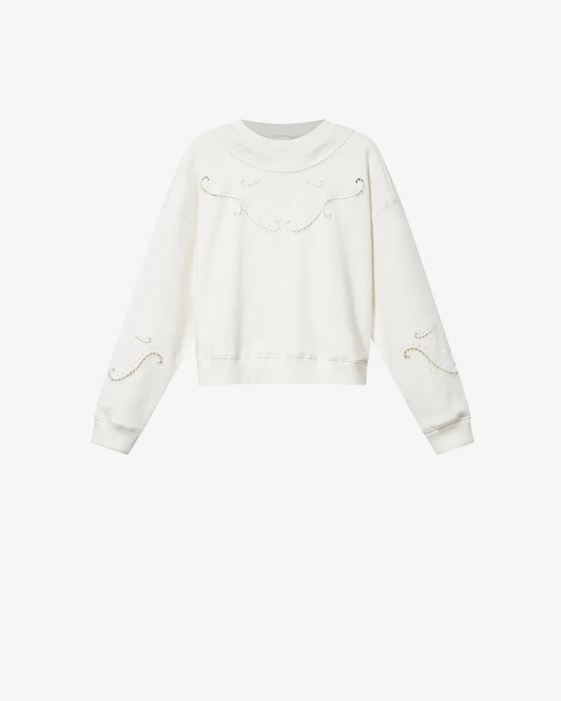 ISABEL MARANT VELLA sweatshirt ecru