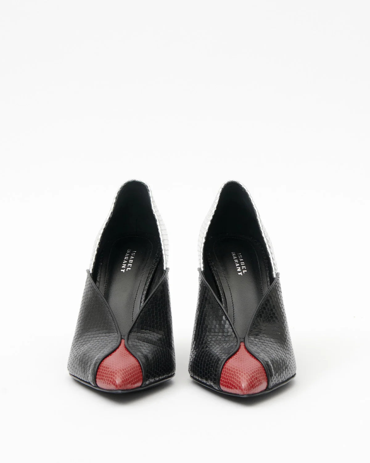ISABEL MARANT LUZA pumps black/scarlet red