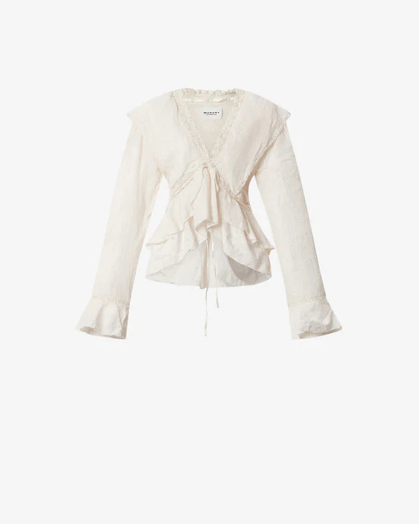 ISABEL MARANT DAMIENNE top ecru