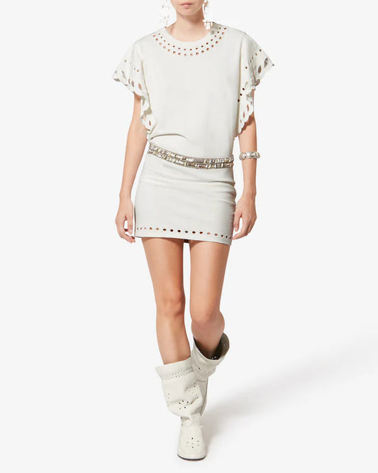 ISABEL MARANT ORLANE dress white