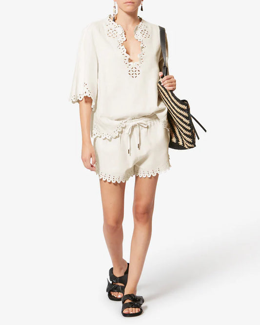 ISABEL MARANT BALYME shorts white