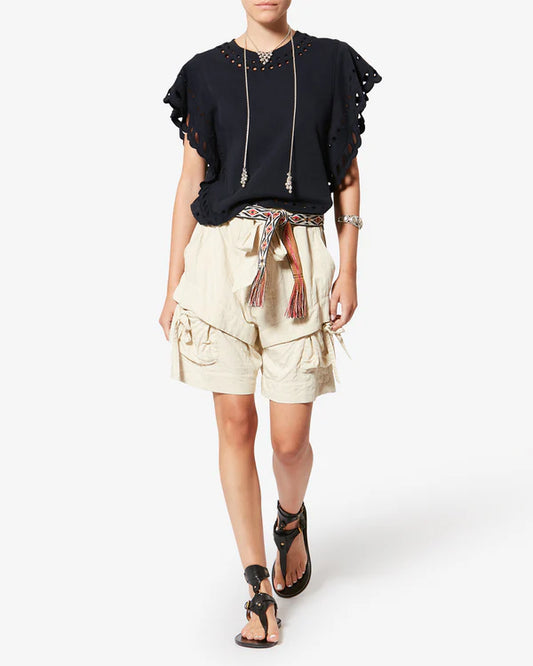 ISABEL MARANT ODYLE top black