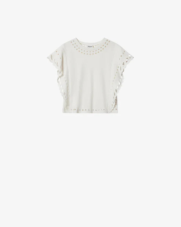 ISABEL MARANT ODYLE top white