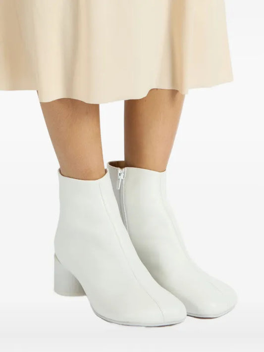 MM6 Maison Margiela anatomic boots white