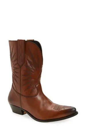 GOLDEN GOOSE WISH STAR boots tan