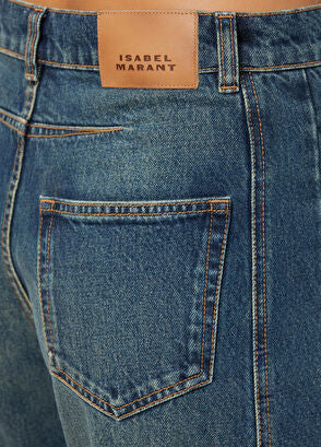 ISABEL MARANT LEJA pants faded blue