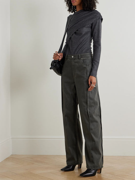 ISABEL MARANT ASNA top anthracite