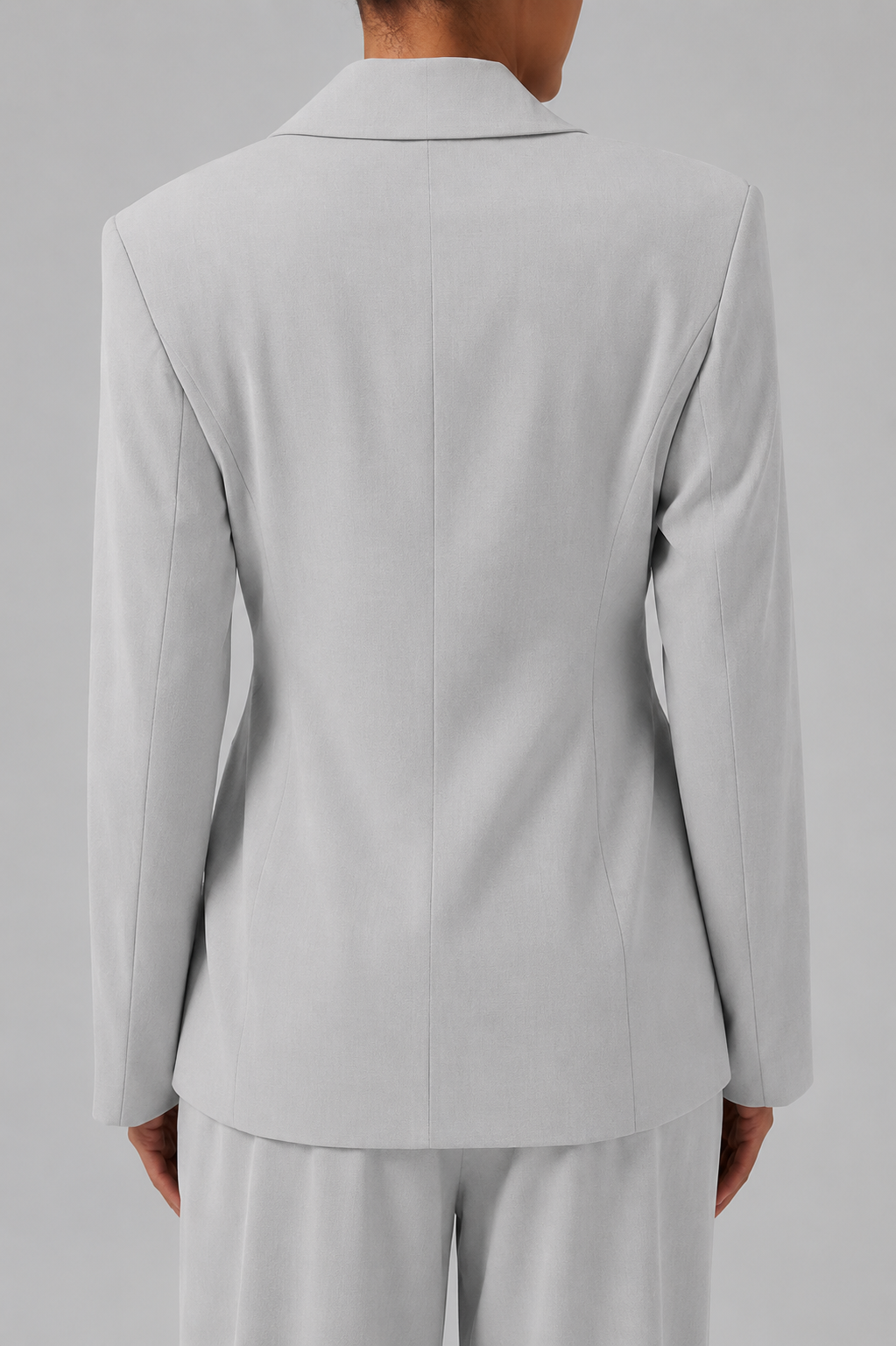REMAIN fitted blazer light grey