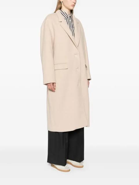 ISABEL MARANT EFEZIA coat beige