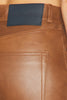 HAIKURE FLORA silky leather pants tan
