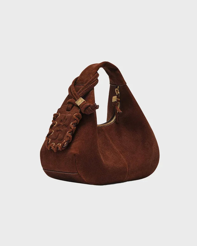 GANNI Hobo Mini Wormwood