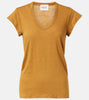 ISABEL MARANT ZANKOU t-shirt caramel