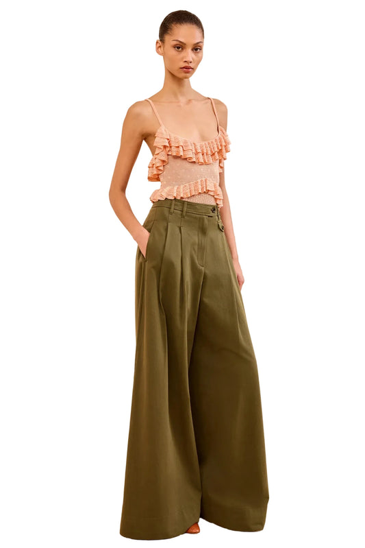 ULLA JOHNSON MOTHERWELL wide leg trousers