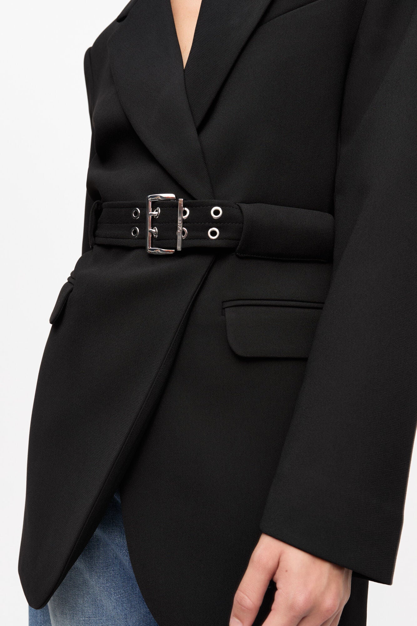 GANNI W0241 jacket black