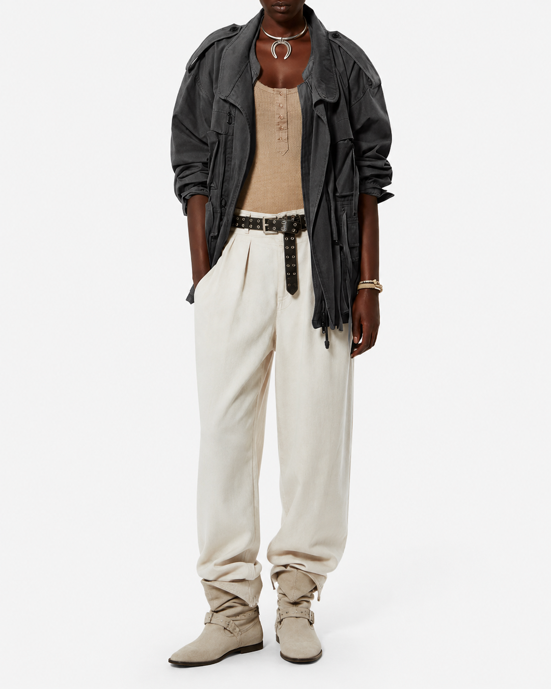 ISABEL MARANT BERIZA jacket faded black