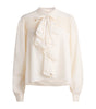 ULLA JOHNSON RIKO blouse cowrie