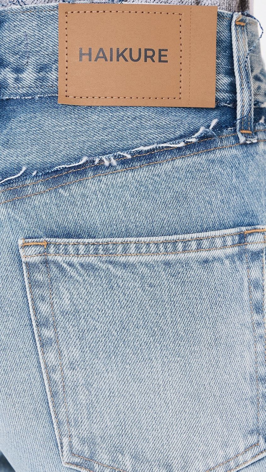 HAIKURE FLORA cut pollock jeans