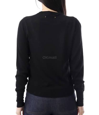 Golden Goose P000665 round neck sweater black