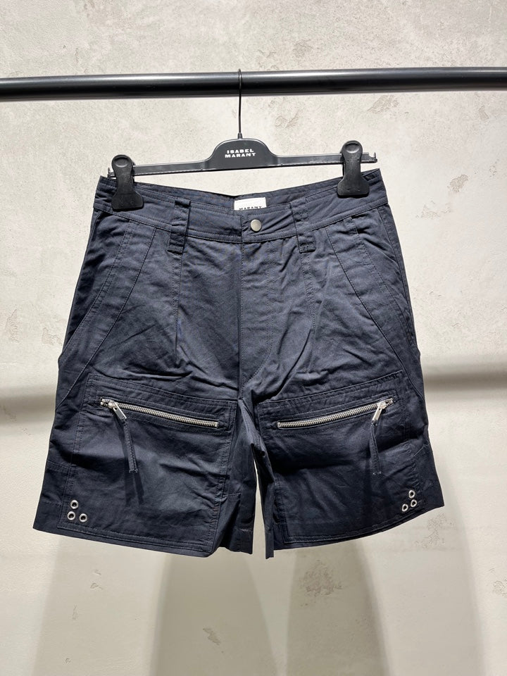 ISABEL MARANT KYNAN SHORTS NAVY BLUE