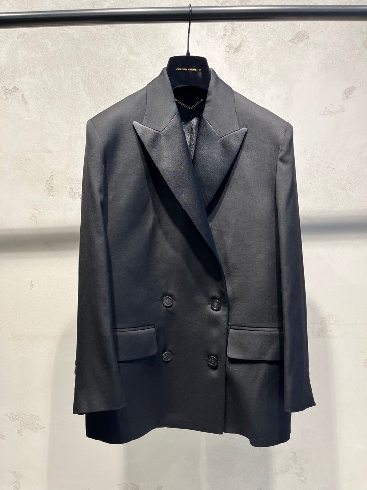 GOLDEN GOOSE BOYFRIEND JACKET BLACK