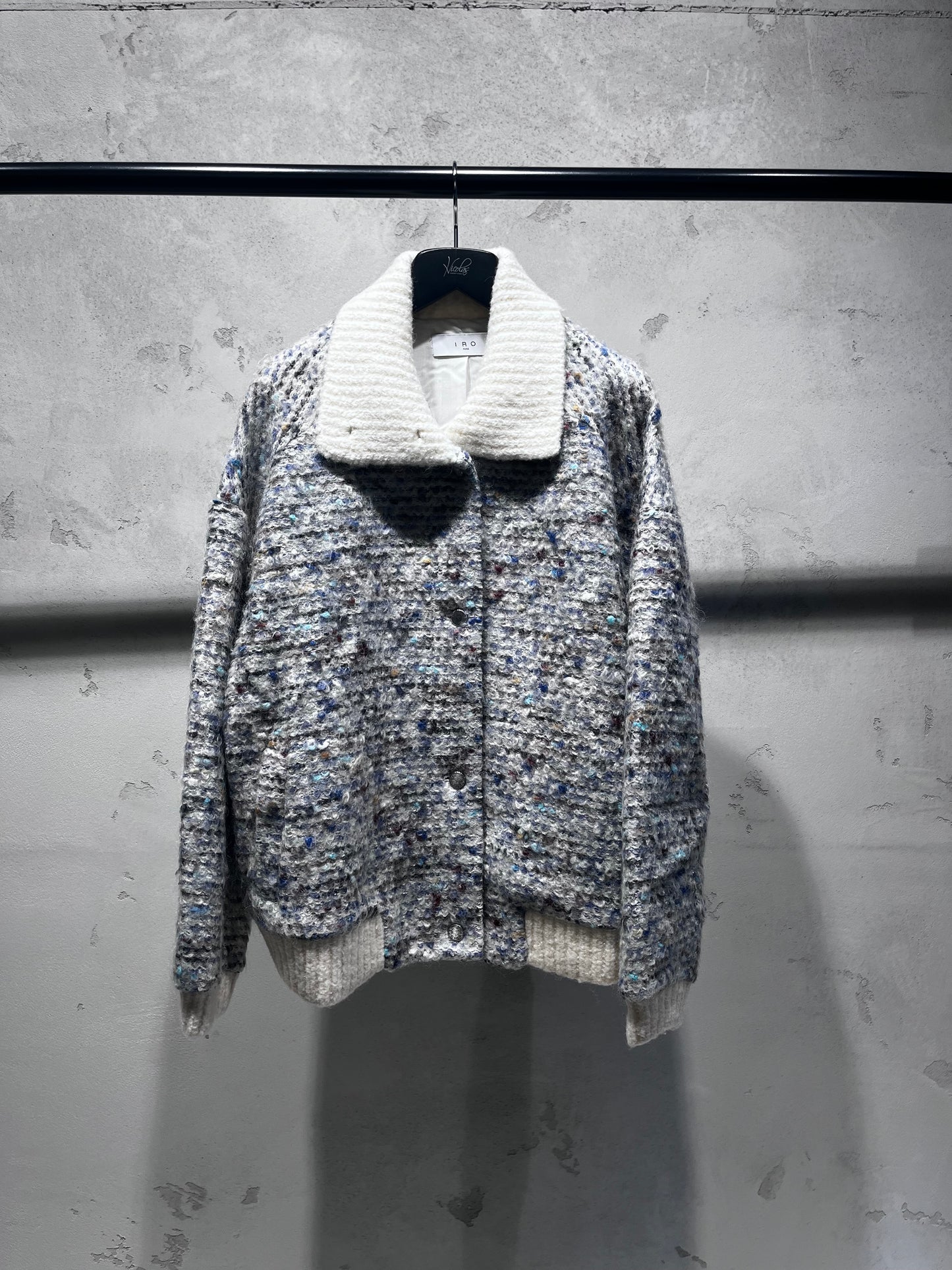 IRO SIMONE jacket grey/white