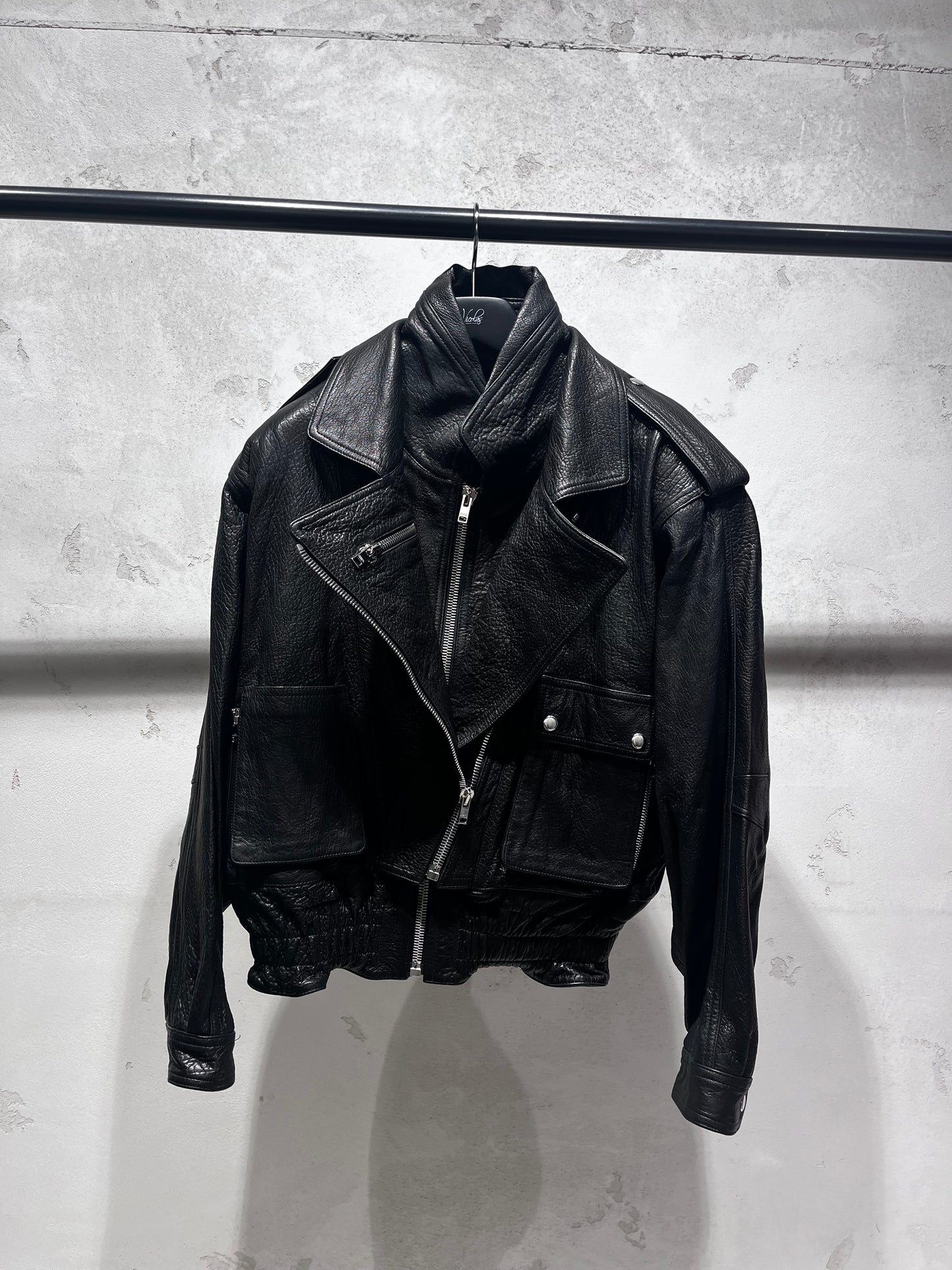 ISABEL MARANT ANELI leather jacket black