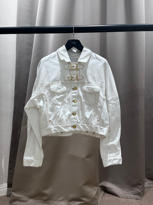 GANNI J1658 jacket white
