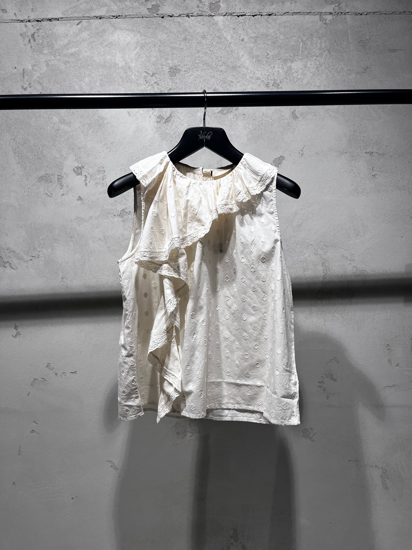 ULLA JOHNSON THALIA top ecru