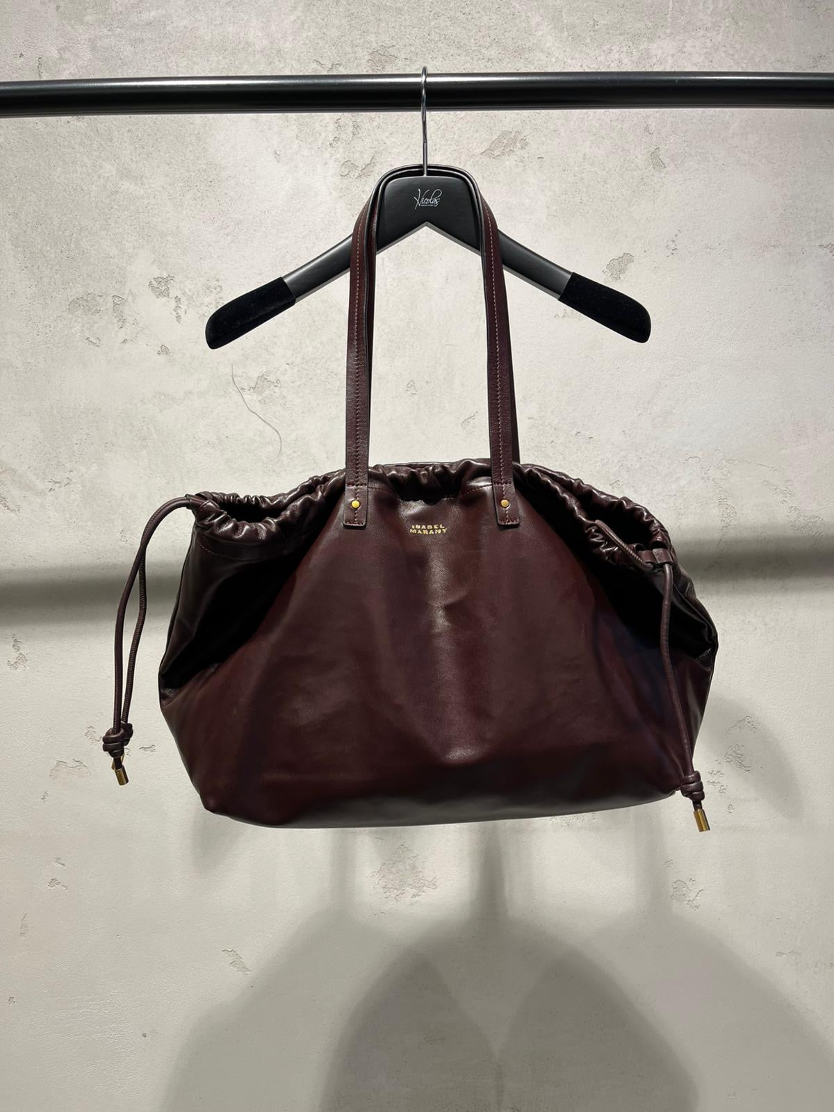 ISABEL MARANT SILVEN bag burgundy