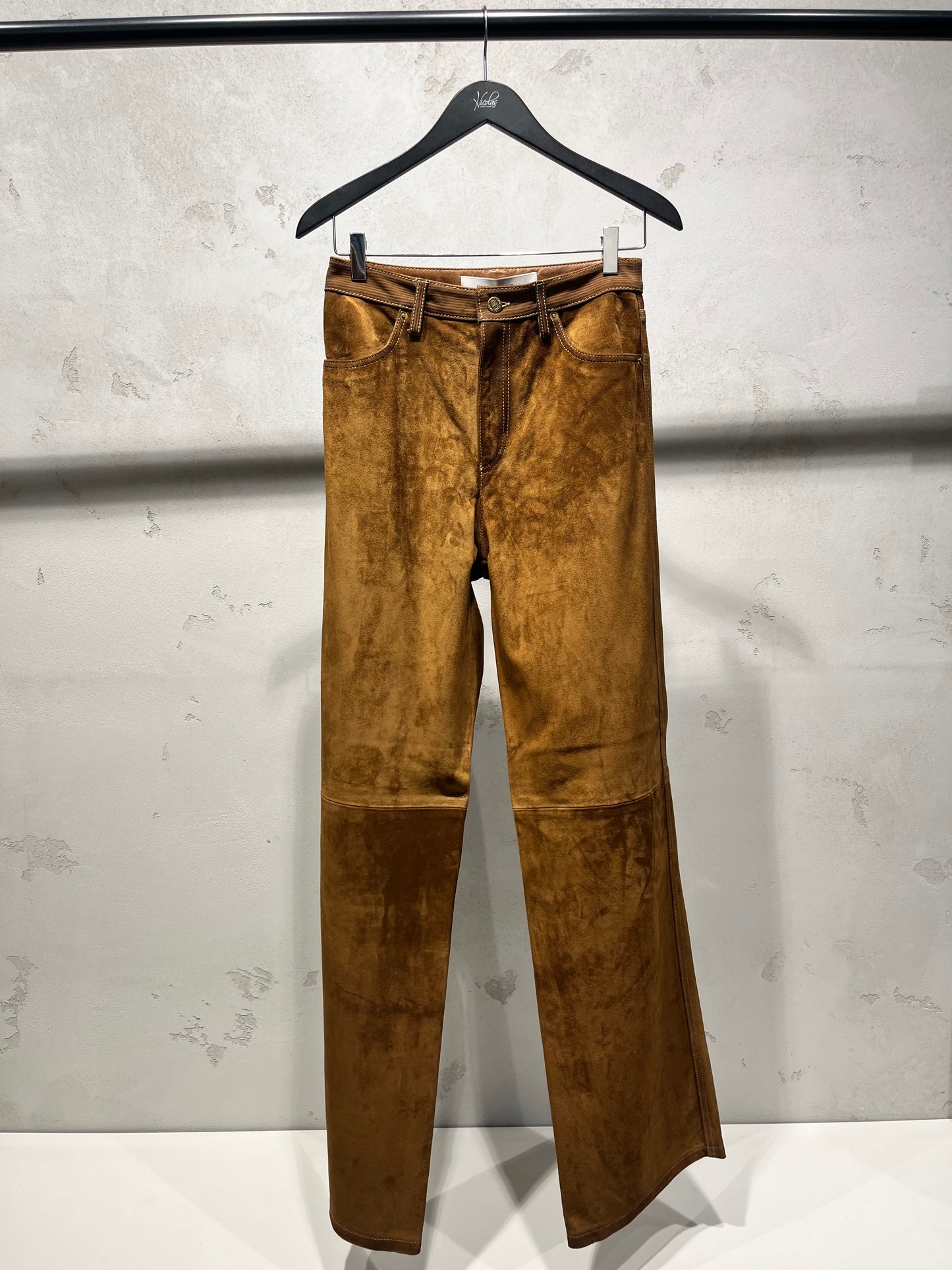 GOLDEN GOOSE MELANY PANTS TOBACCO