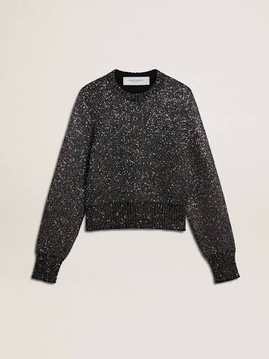Golden Goose P001823 knit cropped crew neck