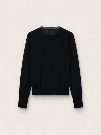 Golden Goose P000665 round neck sweater black