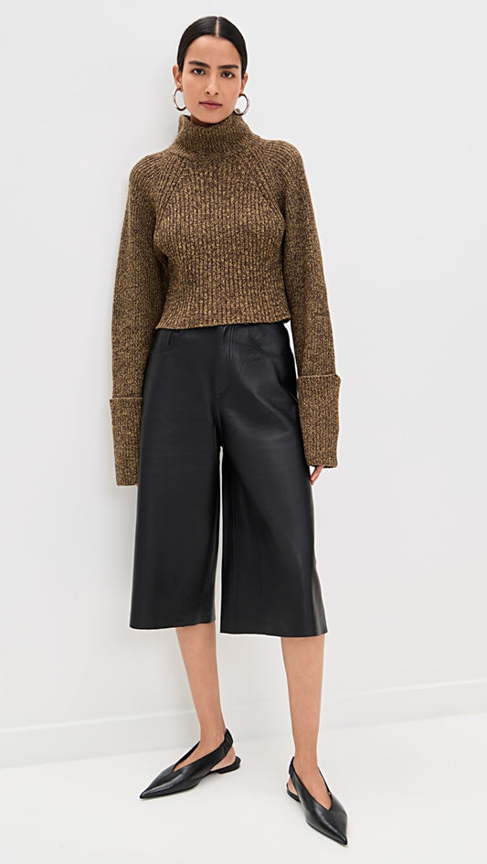 IRO ELBA sweater grey brown yellow
