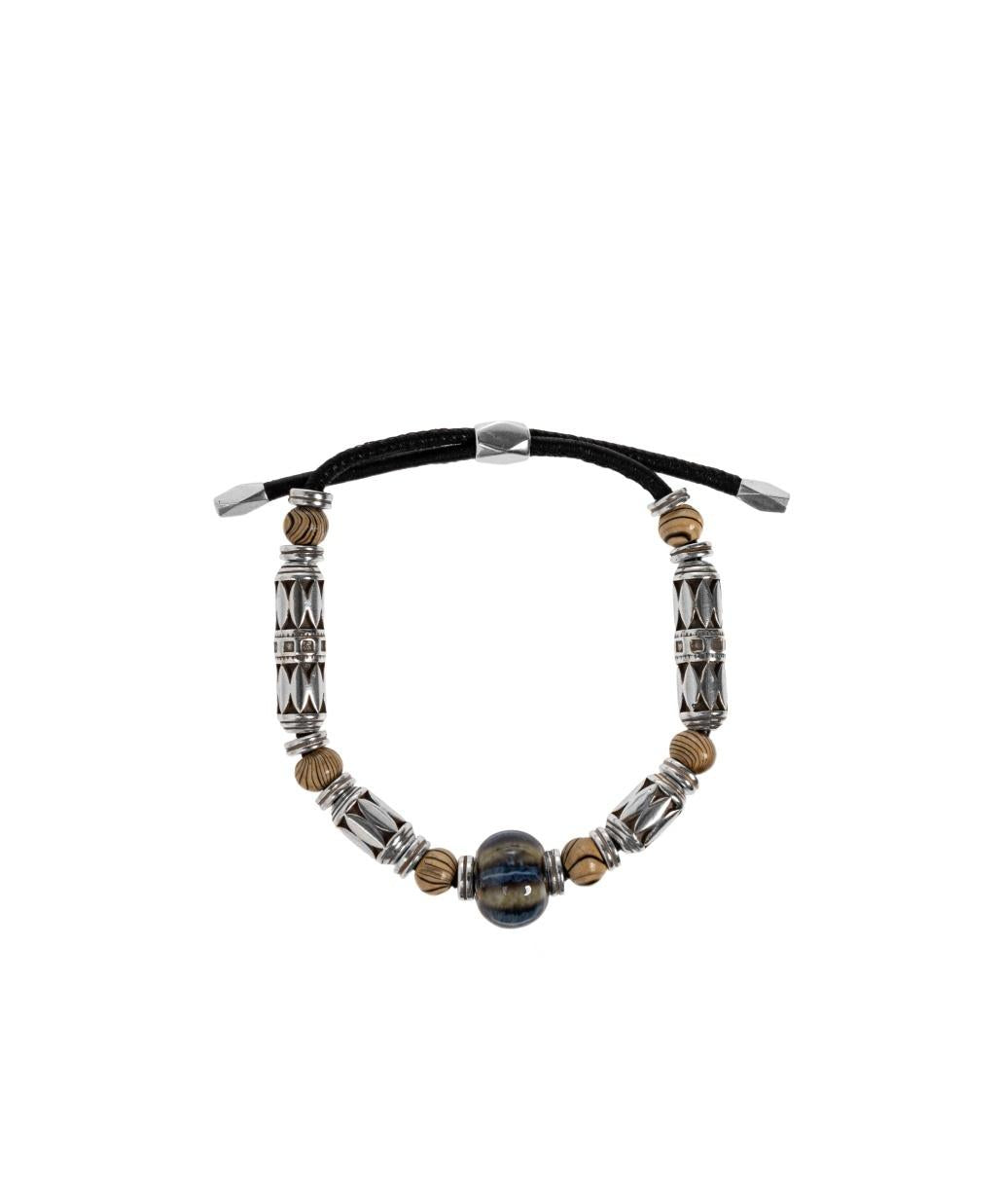 ISABEL MARANT JANIS bracelet black silver