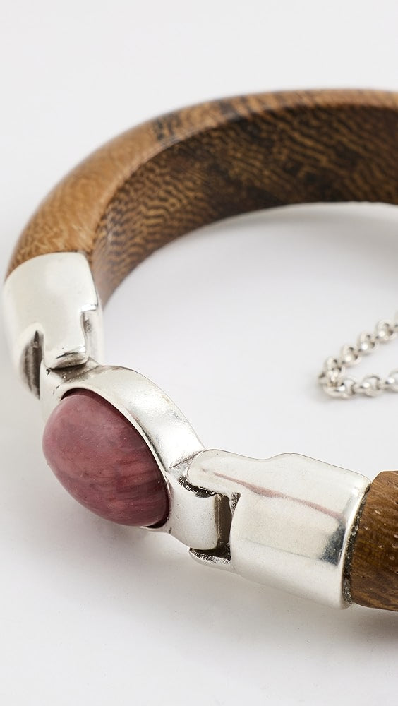 ISABEL MARANT TAYLOR bracelet havana silver
