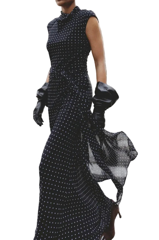 ROTATE long dress w tie
