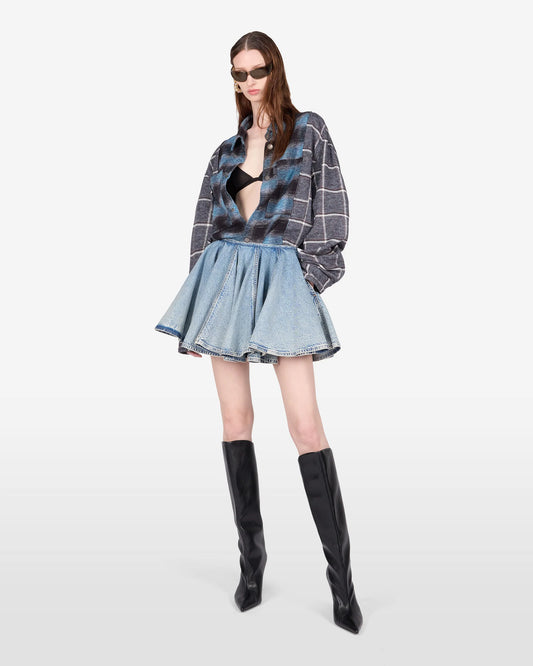 HAIKURE ZIGGY pollock skirt