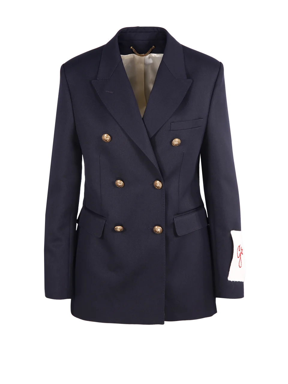 GOLDEN GOOSE P000619 double breasted blazer dark blue