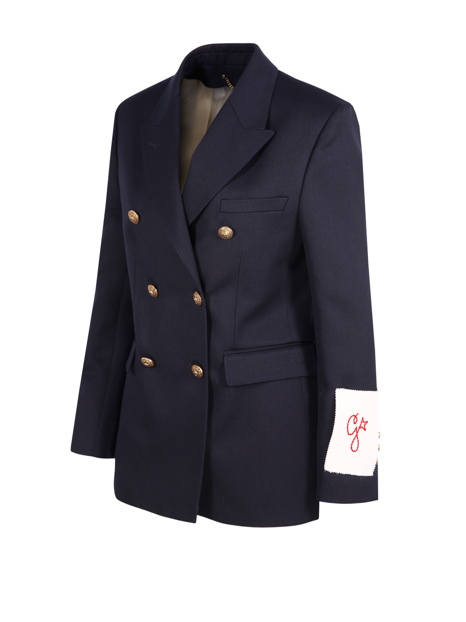 GOLDEN GOOSE P000619 double breasted blazer dark blue