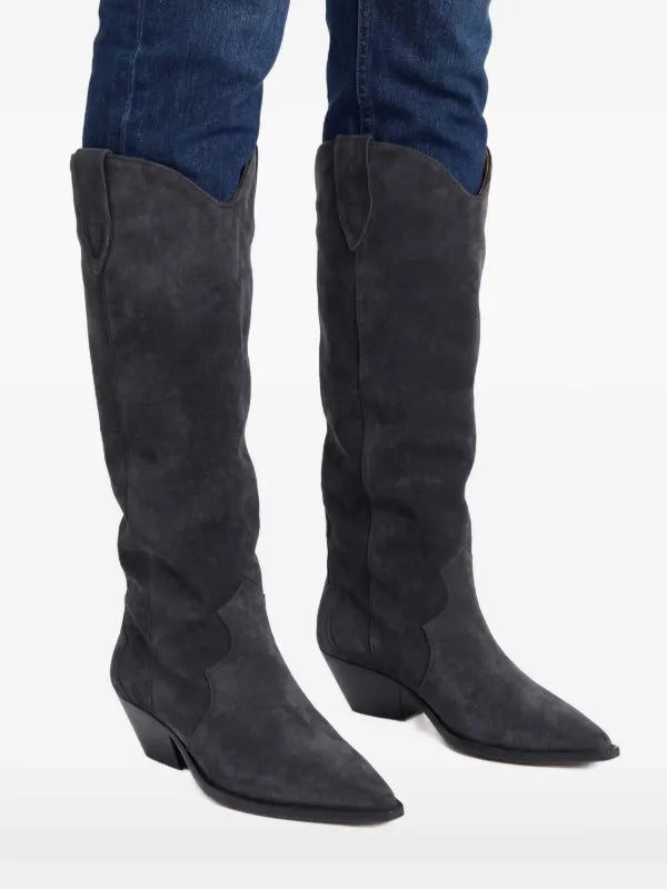 ISABEL MARANT DENVEE boots faded black