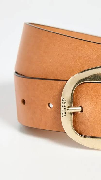 ISABEL MARANT DARA belt cognac