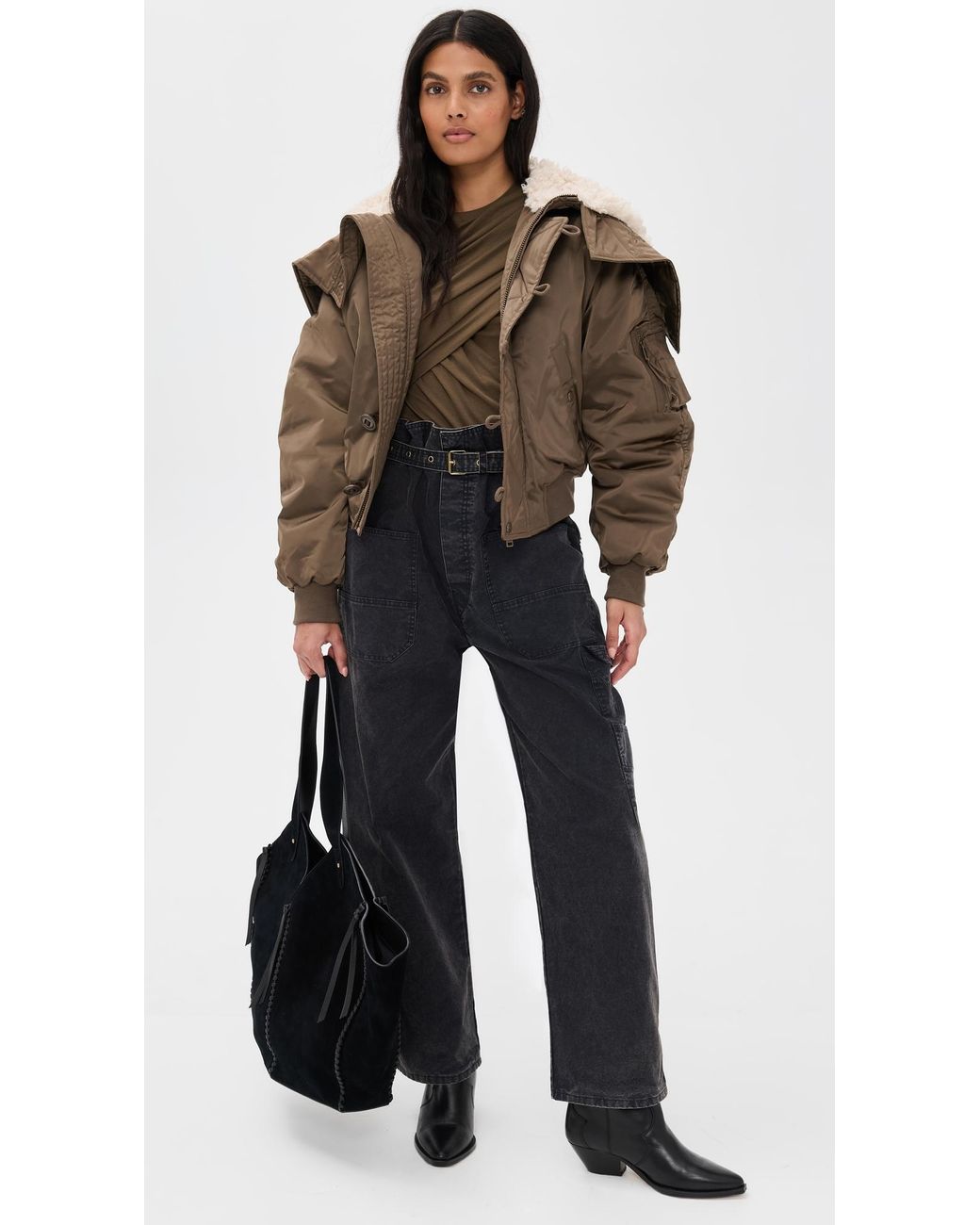 ISABEL MARANT ELISA jacket khaki