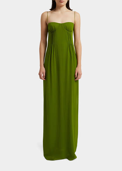 CHRISTOPHER ESBER Balconette bra dress vert green