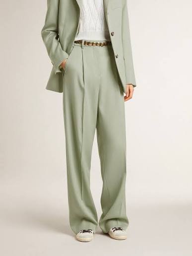 GOLDEN GOOSE P001965 pants seagrass
