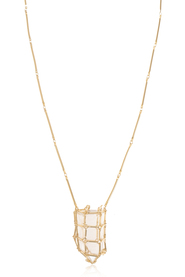 ISABEL MARANT rock crystal necklace