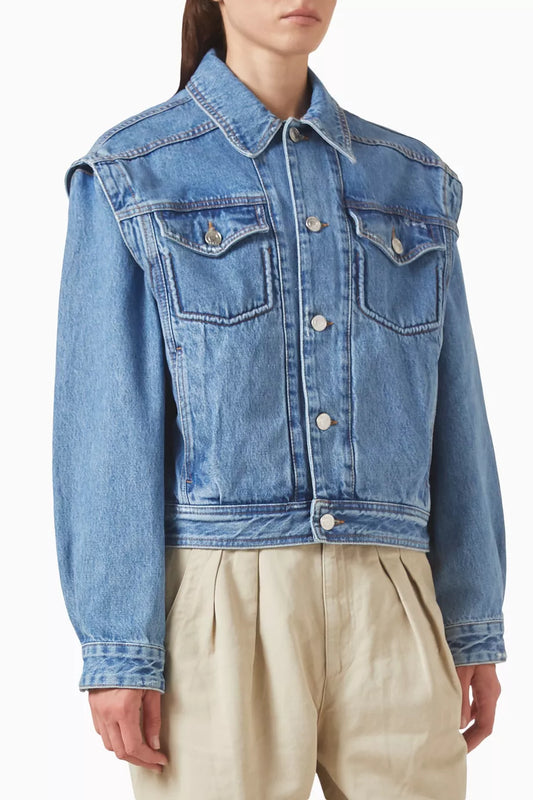 ISABEL MARANT ZYMA jacket light blue