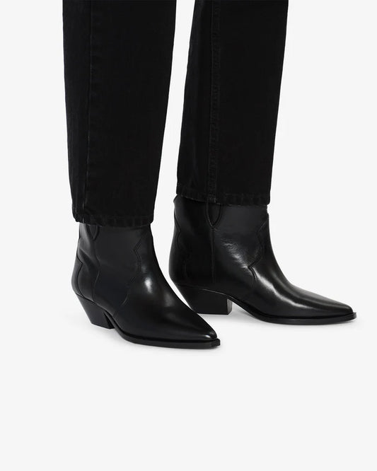 ISABEL MARANT DEWINA boots black leather